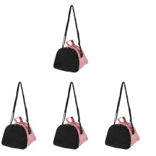 4Pièces Rose Pour Hamsters Cobayes, Matériau Résistant