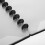 4Pièces -Partitions Noir Plastique Détachable Avec Clip 5