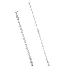 3Pièces Accessoires Volets Métal Argent Solide Pour Rideaux