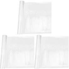 3Rolls PVC Static Cling Window Privacy Film for Home Decor
