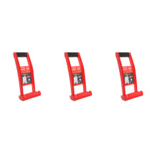 3St Multi Gypsum Bord Lifter Rood Antislip Handvat Krachtbesparend