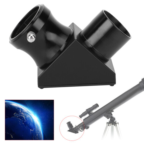 1.25inch 90 Black Erect Image Lens for Telescope Universal Accessory