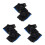 3Paires Basket Multi Couleurs PU Enfants Sécurisé Résistant 1