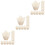 600Pcs White Decorative Cake Cups Nonstick Baking Liners for Party 5