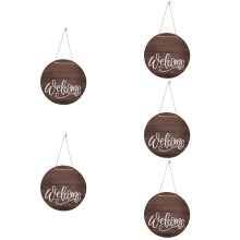 5Pièces Panneaux Suspendus En Bois Pour Porte Porche