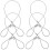 2Ensembles Kit Fil Galvanisé Argenté Durable Pour Accrochage 2