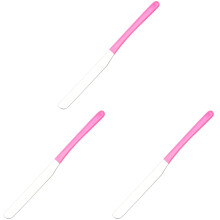 3Pièces Spatules Métal Longues Rose PU