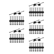 50Pièces Pointeurs Flèches Plastique Noires Pour Animations Et Jeux
