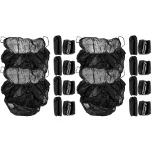 20Sets Wegwerp Slipjes Zwart Ademend Elastisch Voor Salon En