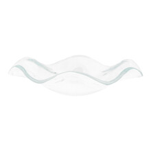 Transparante Wavy Essential Oil Smelt Schotel Voor Wax Warmer