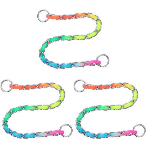 3Pcs Pet Rope Collar Chain Dog Leash for Training 1