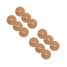 12Pièces Coussin Paillis Coir Naturel Rond Résistant Pour Fleurs