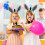 2Ensembles Ensemble Costume Âne Gris Tissu Accessoires Queue Nez 8