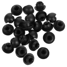80Pièces Bouchons En Caoutchouc Pour Cric Horizontal Noir, Anti-
