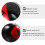 2Pcs Black Sealed Ceramic Bottles Multifunctional Food Storage Jars 9