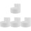 4Pcs White Foam Round Cake Models Ideal for Cake Decorating Skills 2