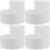 4Pcs White Foam Round Cake Models Ideal for Cake Decorating Skills 4