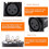 KUOQIY 4 PCS 3-Pin XLR Panel Mount Audio Adapter 3