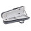 PURE GEWA Violin Case in grey with backpack straps and carry handle 1/2 3