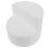 4Pcs White Foam Round Cake Models Ideal for Cake Decorating Skills 10