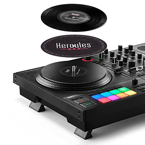 Hercules DJControl Inpulse T7: Motorised DJ Controller - Authentic Vinyl 2