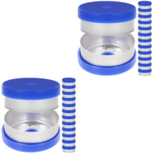 480Pcs Transparent Vial Caps Aluminum Pharmaceutical Bottle Seals