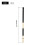 sourcing map Bamboo Drum Stick Rods Brushes Hot Rods Drumsticks Brush Black 2