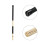 sourcing map Bamboo Drum Stick Rods Brushes Hot Rods Drumsticks Brush Black 4