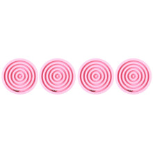 4Pcs Pink Maze Ball Game Toy for Kids Durable Plastic Balanceing Beads