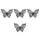 4Pcs Black Silicone Eye Line Stencil Butterfly Eyeliner Makeup Tool 5