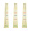3Pcs Easy-Remove Yellow Cello Fingerboard Label Stickers for Learning 1