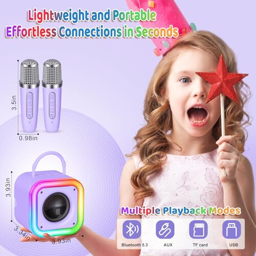 Spinosaurus Mini Karaoke Machine for Kids 1