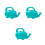 3Pcs Watering Can Portable Plastic Sprinkler for Plants 5