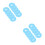 20Pcs Sky-Blue Silicone Guitar Strap Locks Non-Slip Strap Buckle Pads 11