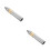 2Pièces Pointe Ornementale Tai Chi Épée Acier Inoxydable 5