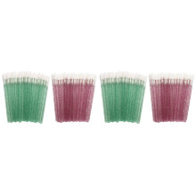 200St Make-Up Lippenkwasten Wegwerp Plastic Zachte Borstels Kleurrijk