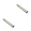 2Pièces Pointe Ornementale Tai Chi Épée Acier Inoxydable 6