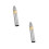 2Pièces Pointe Ornementale Tai Chi Épée Acier Inoxydable 8