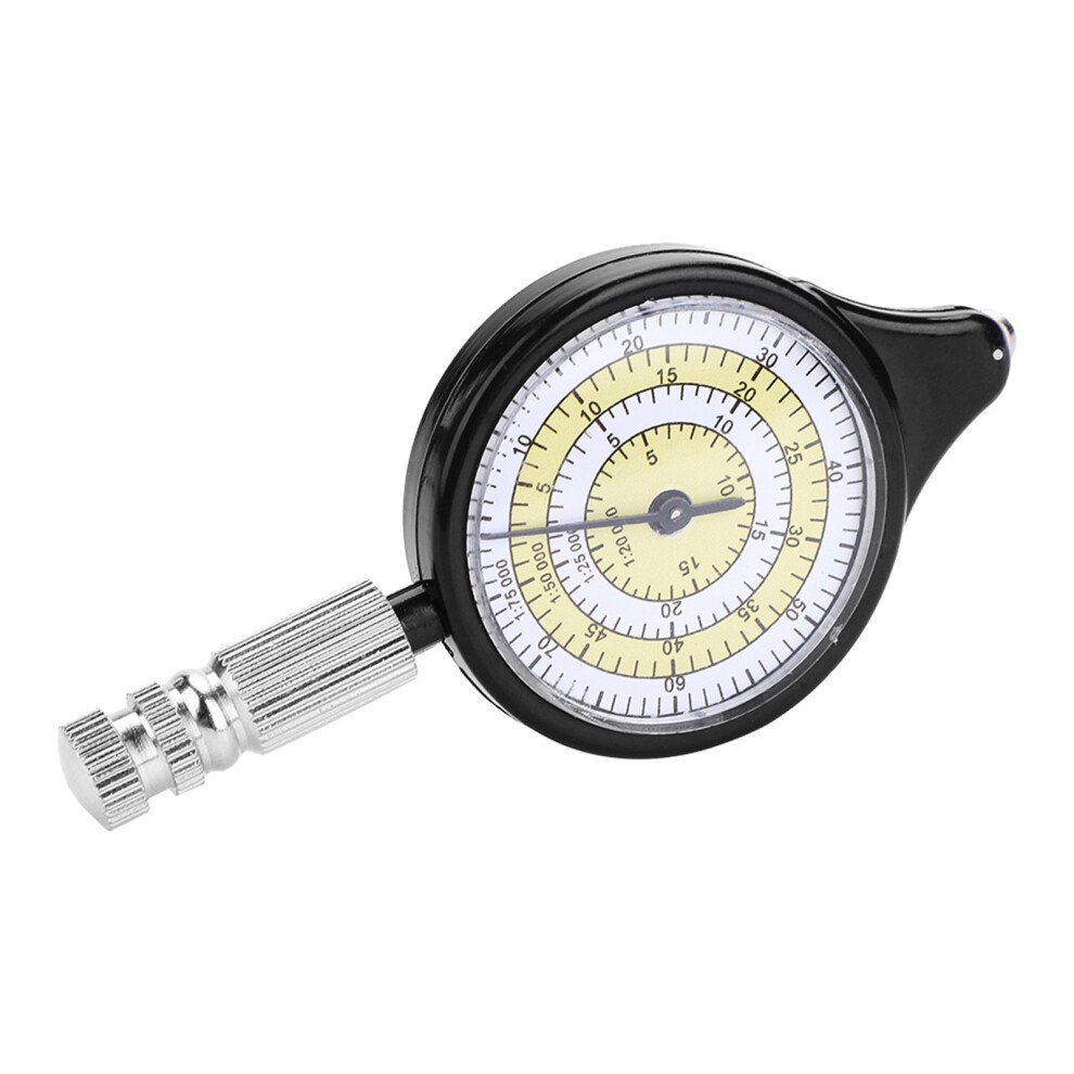Mini Outdoor Map Distance Measurer Metal Wheel, Portable, 9.5X4.5x1.3cm 7601392650885