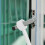 2Pièces Tige Manuelle Stores Argent Aluminium Stable Usage 2