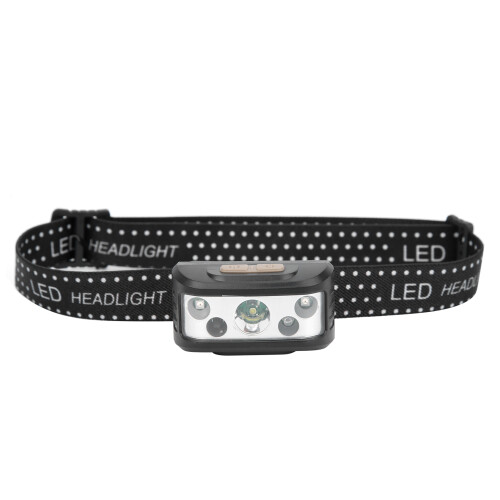 Dual-Light Source Zoom Sensor Headlamp, Smart Light Technology & Rechargeable for Personalized Illumination 1