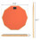CROWNSHOP Drum Practice Pad and Sticks Double Sided Silent Practice Drum 7
