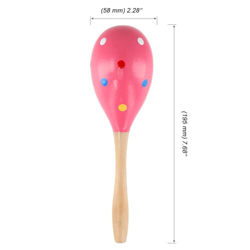 MOUYAT 10 Pcs Wooden Maracas 1