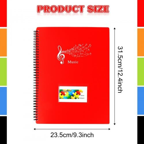 A4 Sheet Music Folder 1