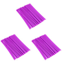 216St Duurzame Spoke Protector Violet Voor Off-Road Dirt Bike