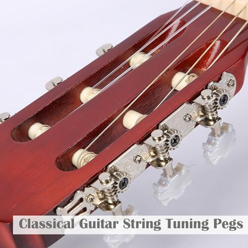 Classical Guitar String Tuning Pegs Silver Guitar Machine Heads Set 3L 3R 2