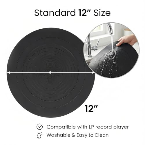 12 Inch Silicone Turntable Mat 1