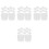 48Pcs Boot Stand Up Inserts White Plastic for Over-The-Knee Boots 5