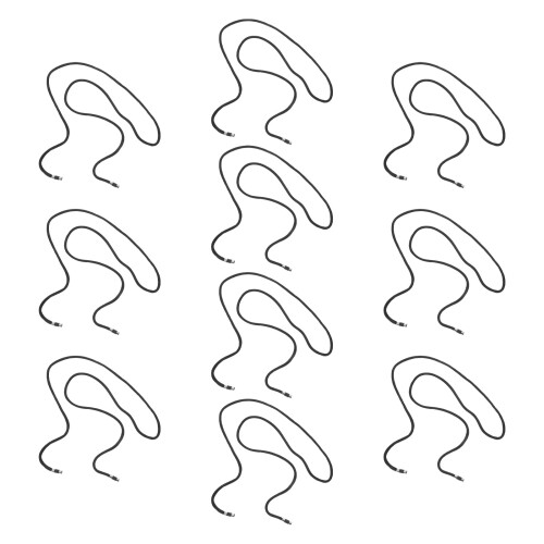 50Pcs Black Polyester Drawstring Cord for Sweatpants and Pants Repair 2