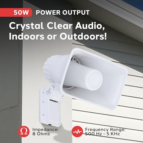 Pyle Indoor Outdoor PA Horn Speaker 1